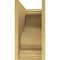 Ekena Millwork 9"W x 18"D x 18"H Classic Scroll Rough Cedar Woodgrain TimberThane Corbel, Primed Tan CORUR09X18X18SCRRCPR - alternate 3